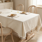 CouldNook Solid Color Tablecloth - Warm Dining Accent