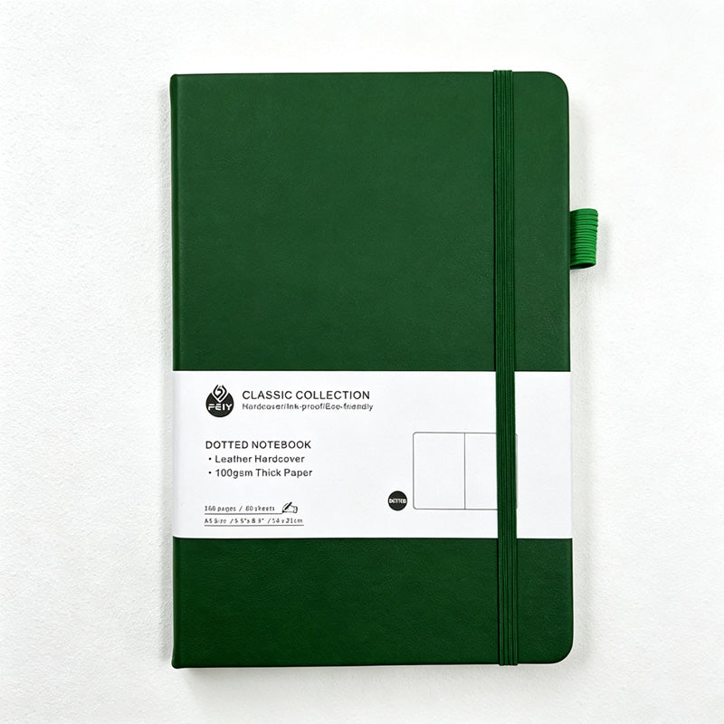 CouldNook Elastic Band Notebook - Dot Grid and Lined Page Selections