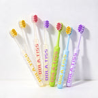 CouldNook Toothbrush - Translucent Handle And Wide Oval Bristle Head