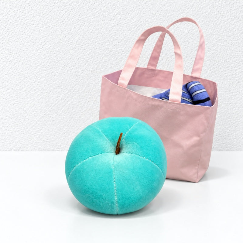 CouldNook Apple Plush Toy - Rounded Fruit Shape and Stem