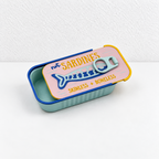 CouldNook Sardine Jewelry Case - Sliding Lid And Fish Shaped Inserts