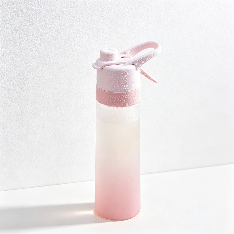 CouldNook Misting Water Bottle - Trigger Spray and Separate Drinking Opening