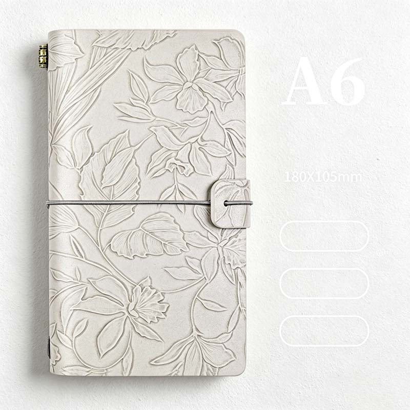 CouldNook A6 Floral Travel Notebook - Snap Closure Collection