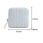 CouldNook Pleated Square Travel Jewelry Case - Welcoming Home Companion