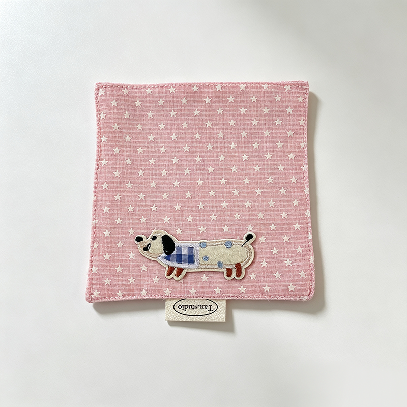 CouldNook Checked Drink Coaster - Warm Table Accent