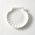 CouldNook Shell Dish - White Scalloped Serving Shape