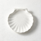 CouldNook Shell Dish - White Scalloped Serving Shape