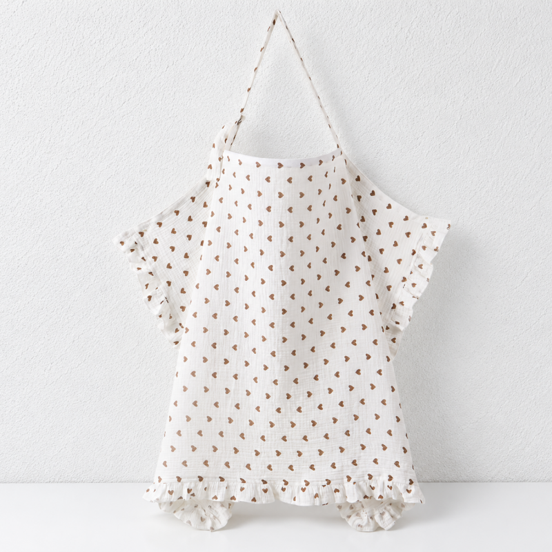 CouldNook Printed Gauze Nursing Cover - Eight Soft Color Options