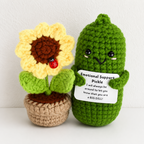 CouldNook Sunflower Gift Box Set - Paired Message Figure