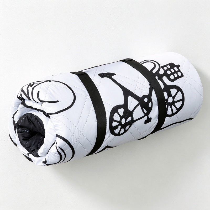 CouldNook Doodle Picnic Mat - Roll-Up Carrying Strap Collection