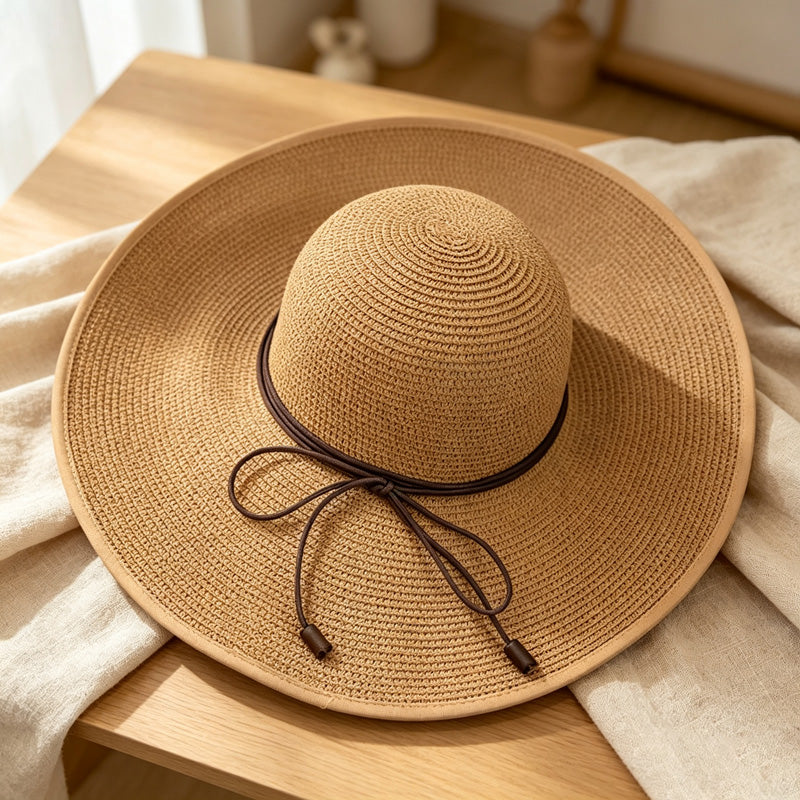 CouldNook Slim Bow Sun Hat - Flexible Wide Brim Style