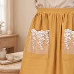 CouldNook Ruffle Strap Apron - Lace or Plain Pockets