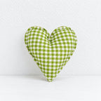 CouldNook Fabric Heart Decoration - Padded Shape And Patterned Textile Exterior