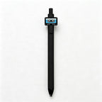CouldNook Music-Themed Ballpoint Pen - Push-Button Top and Slender Barrel