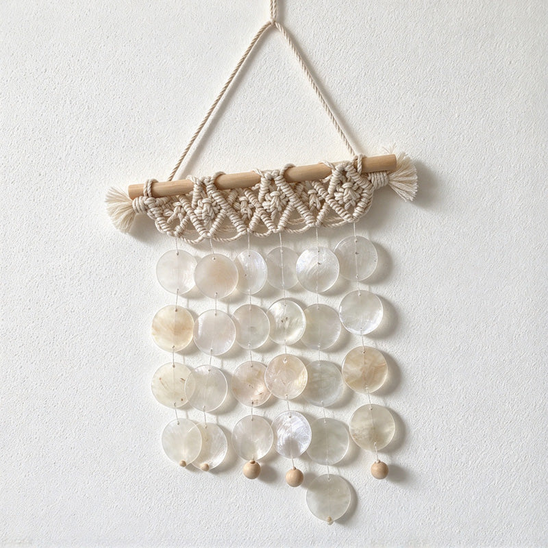 CouldNook Shell Wind Chime Material Kit - Finished Option Also Available