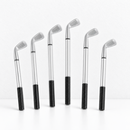 CouldNook Golf Club Ballpoint Pen - Silver Look and Black Cap