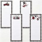 CouldNook Magnetic List Notepad - Ruled Pages and Decorative Theme Borders