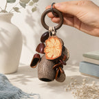 CouldNook Flower Seed Shell Bag Charm - Loop Clasp Attachment