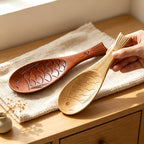CouldNook Fish‑Shaped Wooden Rice Spoon‑Non‑Stick Kitchen Utensil