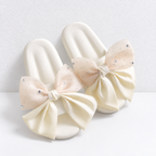 CouldNook Rhinestone Bow Slides - Black and White EVA Options