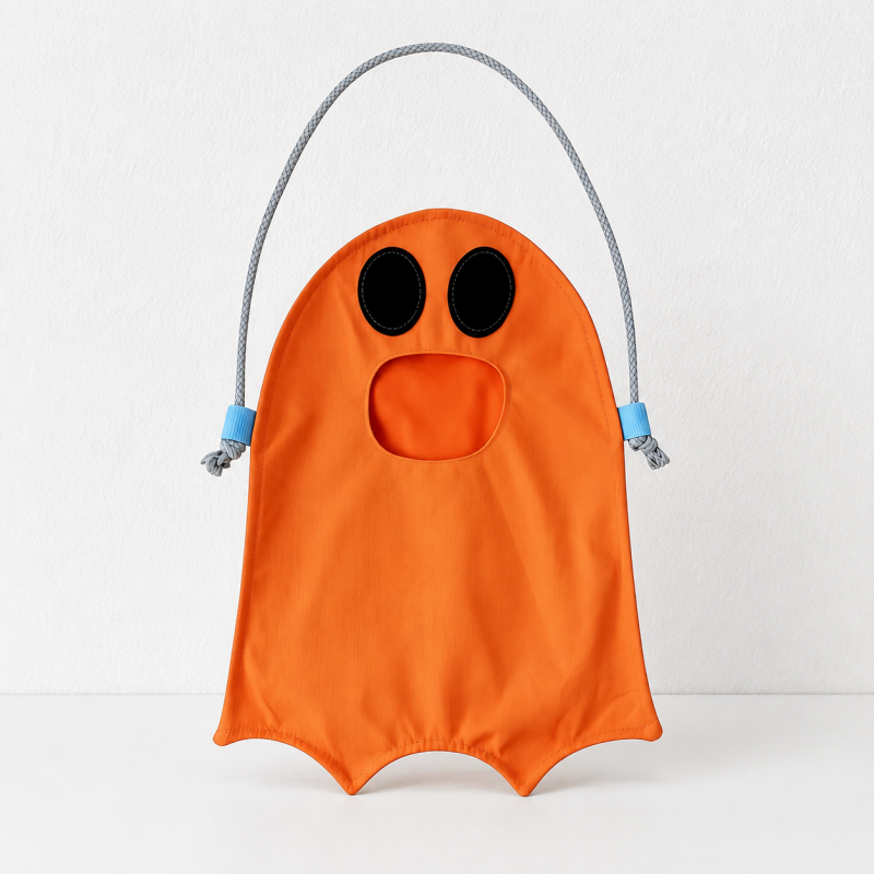CouldNook Ghost Candy Bag - Mouth Opening and Long Cord Strap