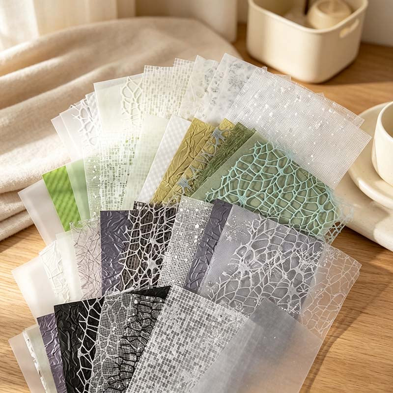 CouldNook Mesh Paper Material Kit - Vintage Collage Backgrounds
