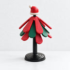 CouldNook Christmas Tree Trivet Set - Round Stand Holiday Display