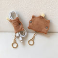 Plush Platypus Cable Organizer - Paired Snap Fasteners