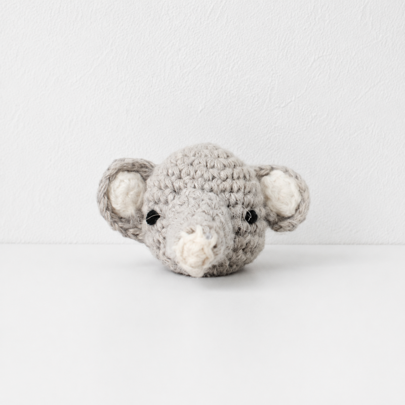 CouldNook Textured Yarn Acorn Decoration - Two Tone Shell