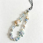 CloudNook Beaded Phone Wrist Strap-Ocean Shell Star Charms
