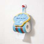 CouldNook Sea Creature Hanging Tissue Holder - Plush Topper and Striped Body