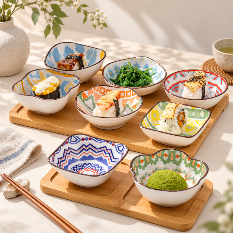 CouldNook Patterned Dipping Bowl - Colorful Geometric Interiors