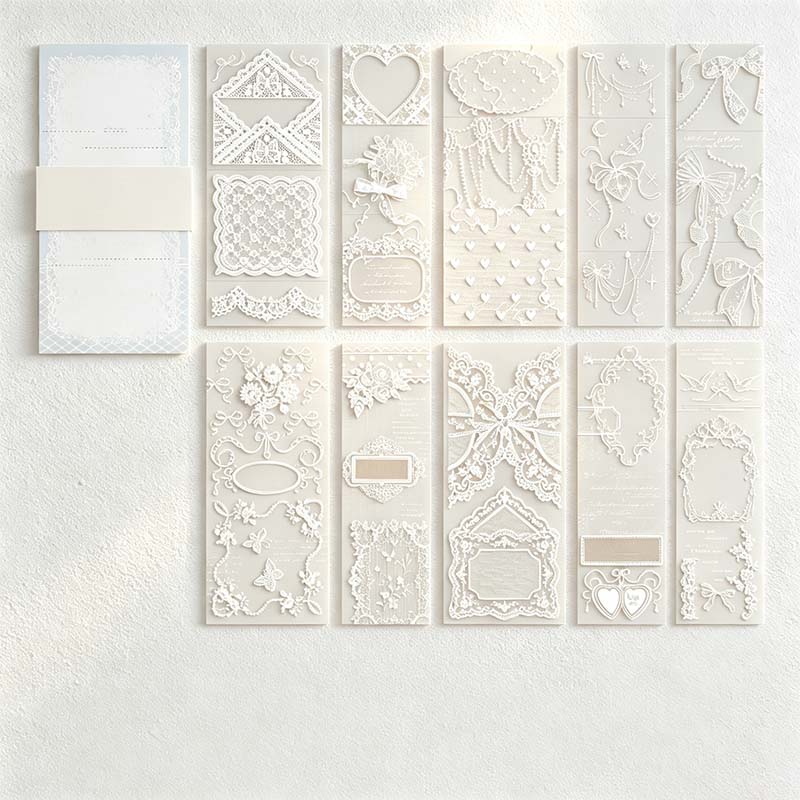 CouldNook Translucent Lace Paper Pack - Four Decorative Collections