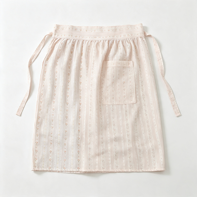 CouldNook Sheer Check Waist Apron - Simple Storage Accent