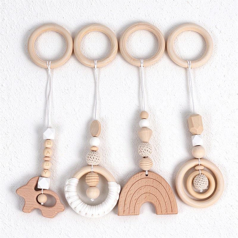 Four-Piece Baby Gym Hanging Toy Set