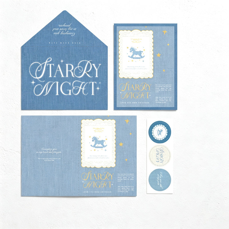 CouldNook Embossed Greeting Card Set - Lace Frame Messages