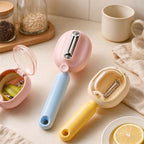 CouldNook Collection Chamber Peeler - Clear Cover and Push-button Release Detail