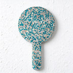 Rhinestone Hand Mirror in Round Heart and Square Designs