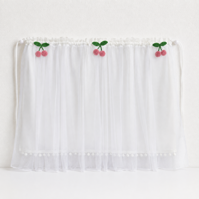 CouldNook Cherry Car Window Shade - Mesh Privacy Curtain