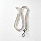 CouldNook Rhinestones Set Crossbody Phone Strap with Figure-Eight Links