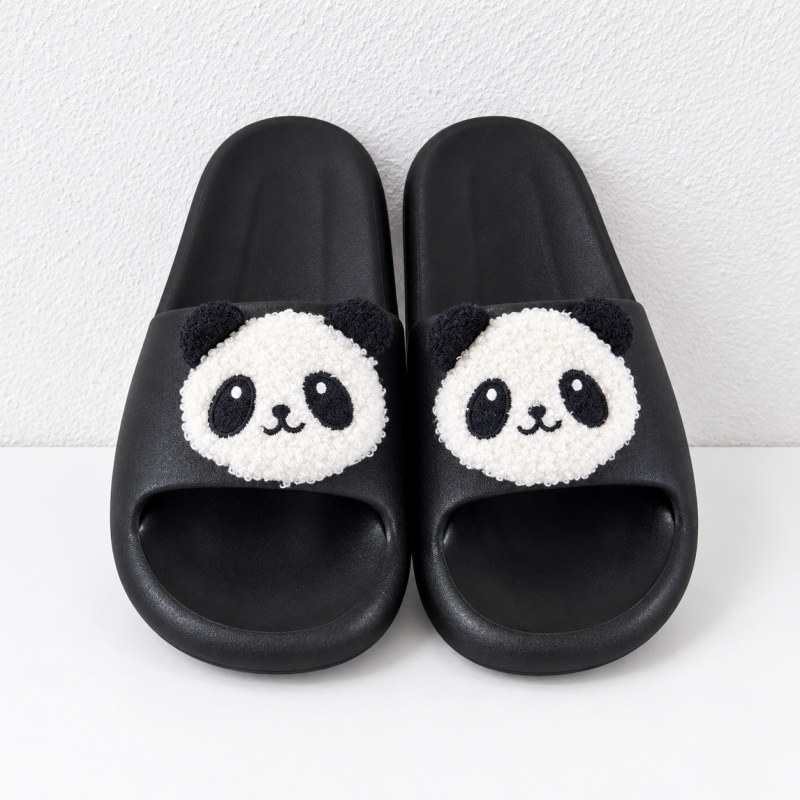 CouldNook Panda EVA Slides - Black and White Color Options