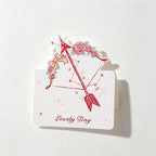 CouldNook Floral Greeting Card - Romantic Motifs In Soft Illustrated Colors