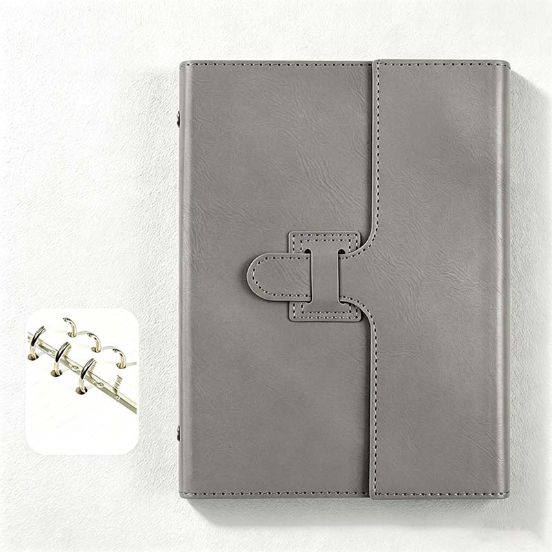 CouldNook A5 Ring Binder Notebook - Tri-Fold Pocket Cover