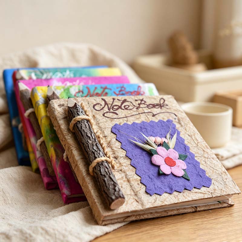 CouldNook Textured Paper Notebook - Dimensional Travel Keepsake Collection
