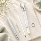 CouldNook Gem Top Ballpoint Pen - Clear Decorative Barrel and Facets
