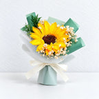 CouldNook Sunflower Car Fragrance Bouquet - Ribbon Wrapped