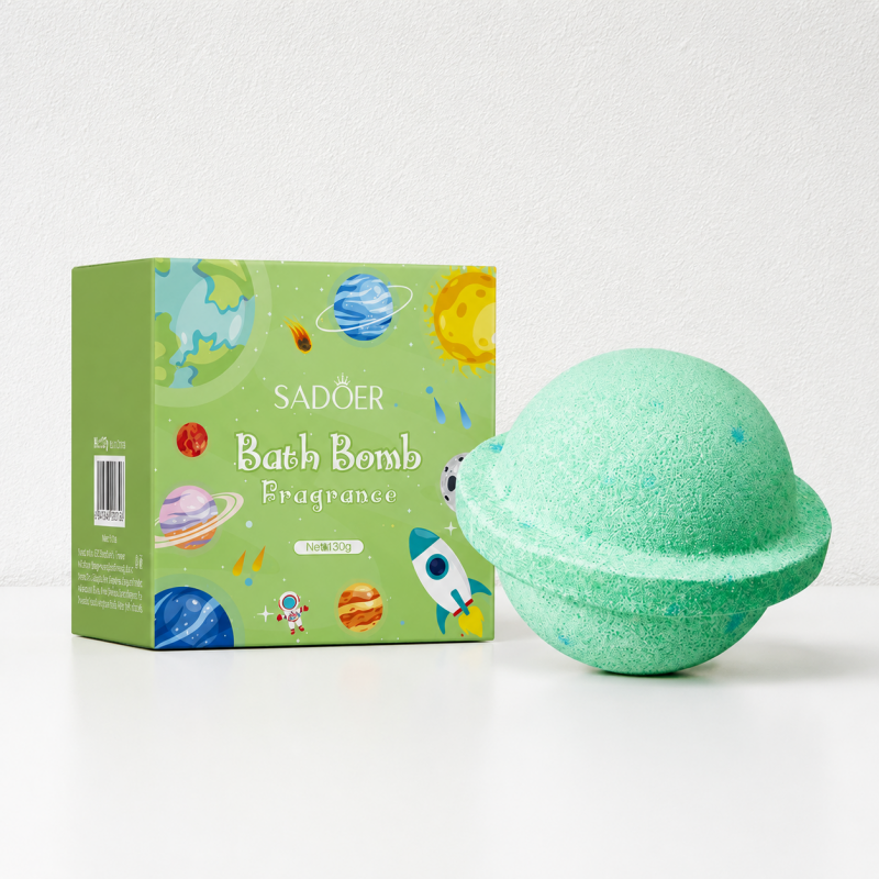 CouldNook Planet Bath Bomb - Ringed Sphere and Color Options