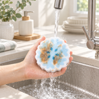Christmas Dishwashing Sponges in Four Festive Shapes