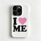 CouldNook iPhone 17 Series White Self Love Phone Case - Message Graphic Cover