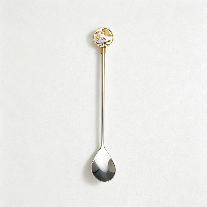 CouldNook Stainless Steel Serving Spoon - Slender Long Handle
